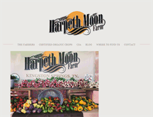 Tablet Screenshot of harpethmoonfarm.com